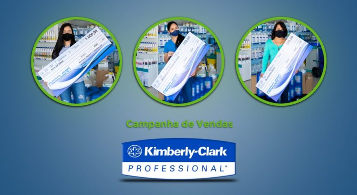 Entrega da premiação da Campanha Kimberly Clark Professional